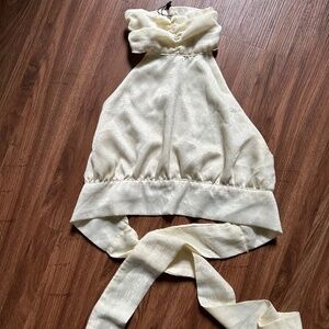 NWOT Nasty Gal Tie Back High Neck Halter Top